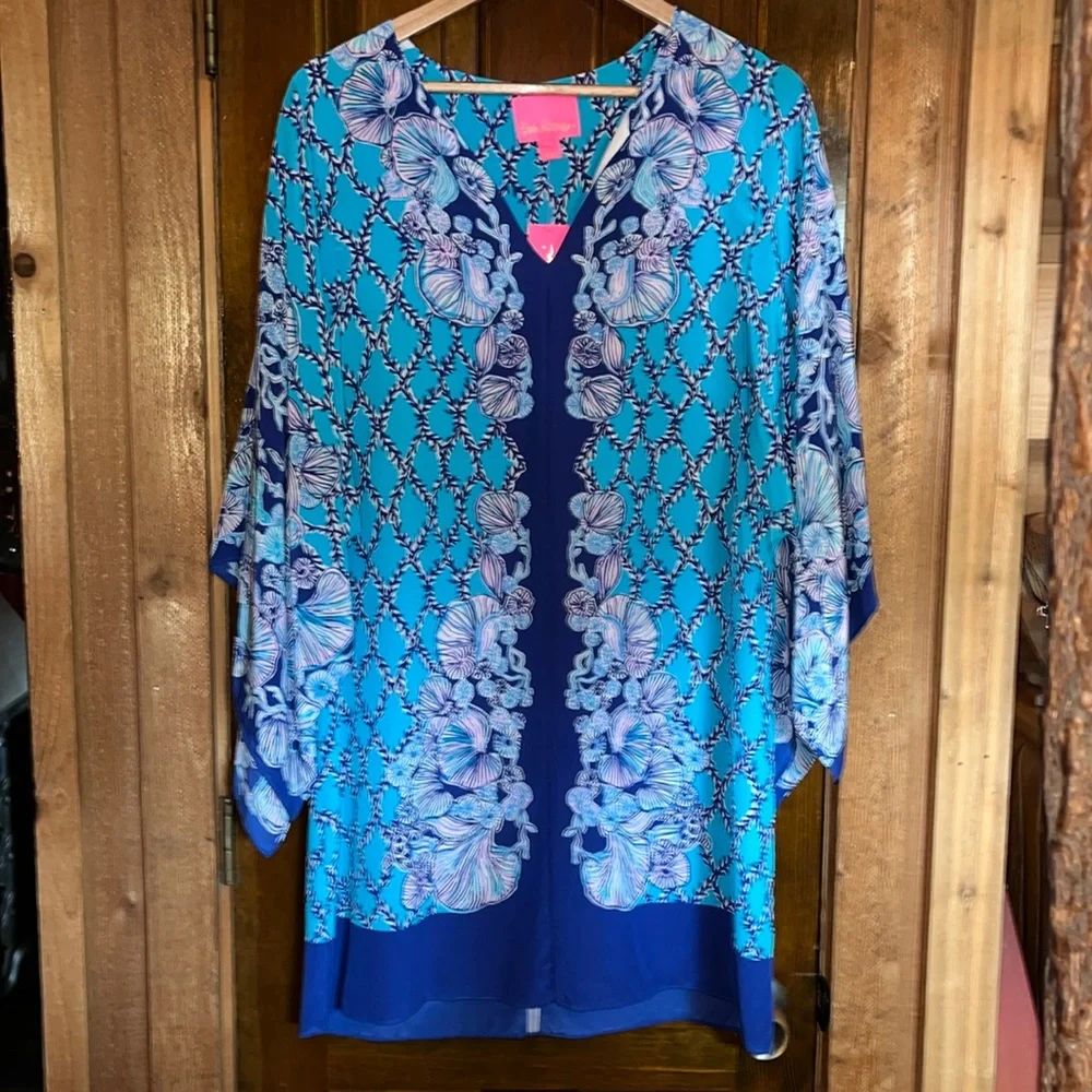 LP Shalynn  silk caftan NWT size 12 - Picture 2 of 6